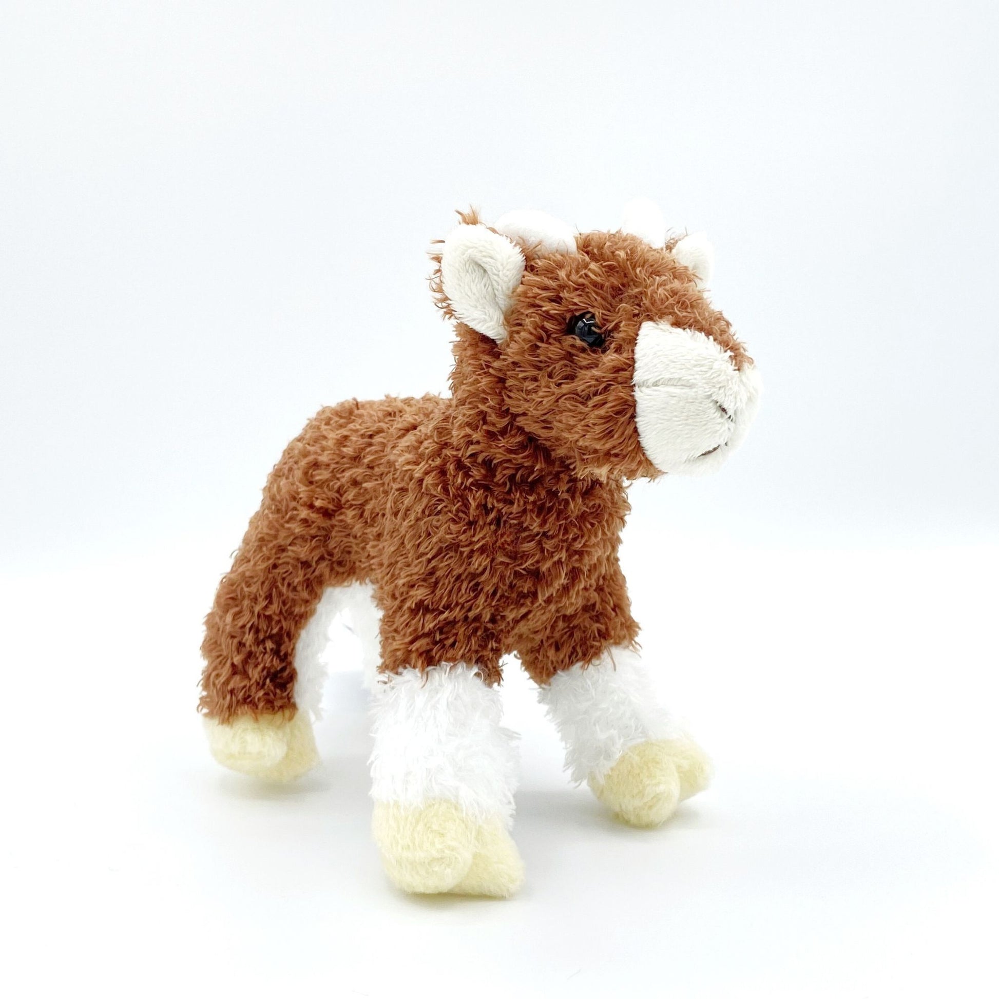 buffy baby goat - plush farm animal toy