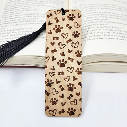 Dog Lover wooden Bookmark