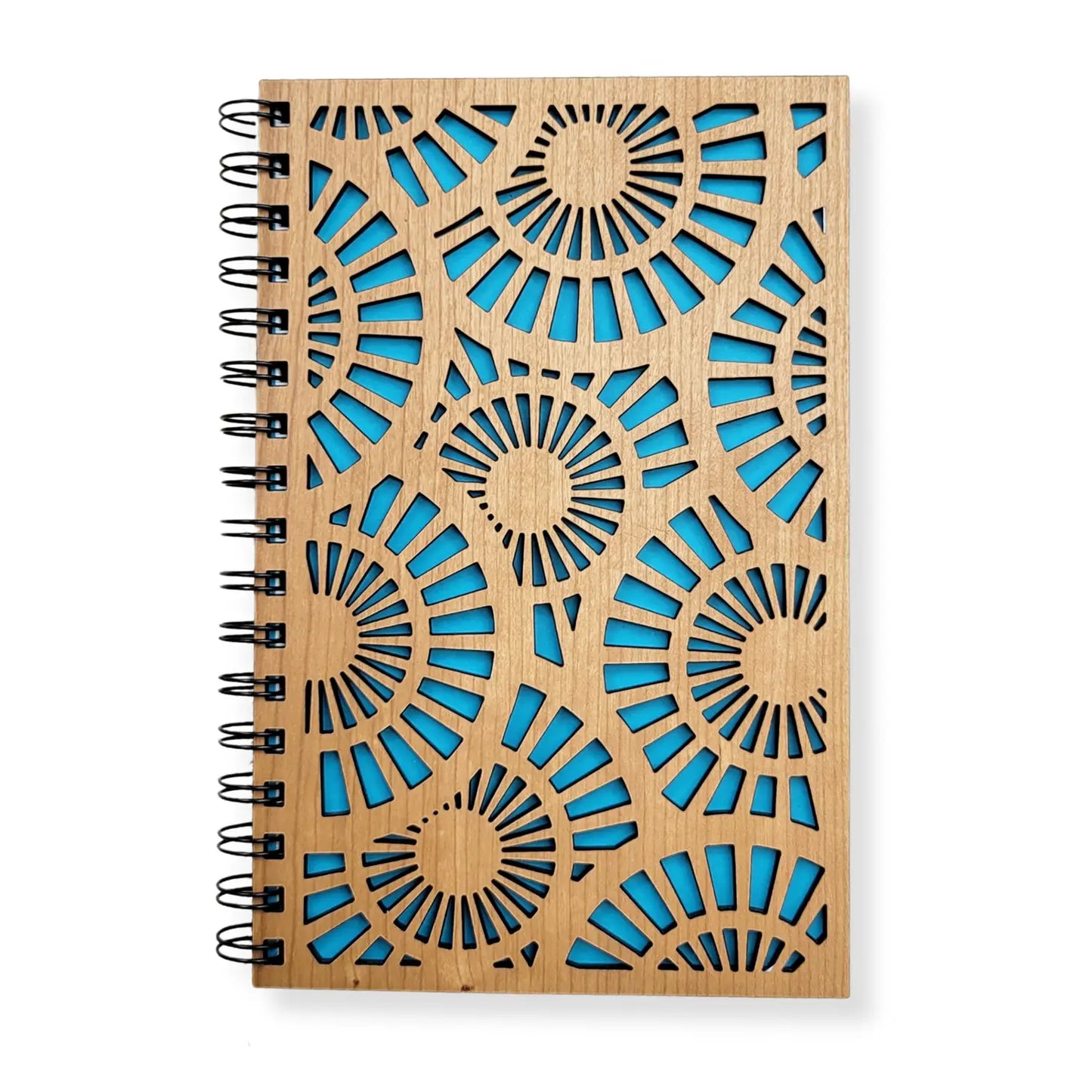 Zen Spirals Wood Journal