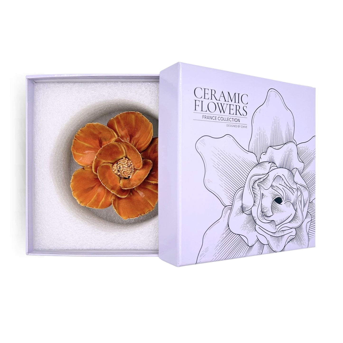 Burnt Orange Poppy Wall Hanging Floral