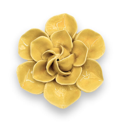 Buttercup Yellow Daffodil Ceramic Flower
