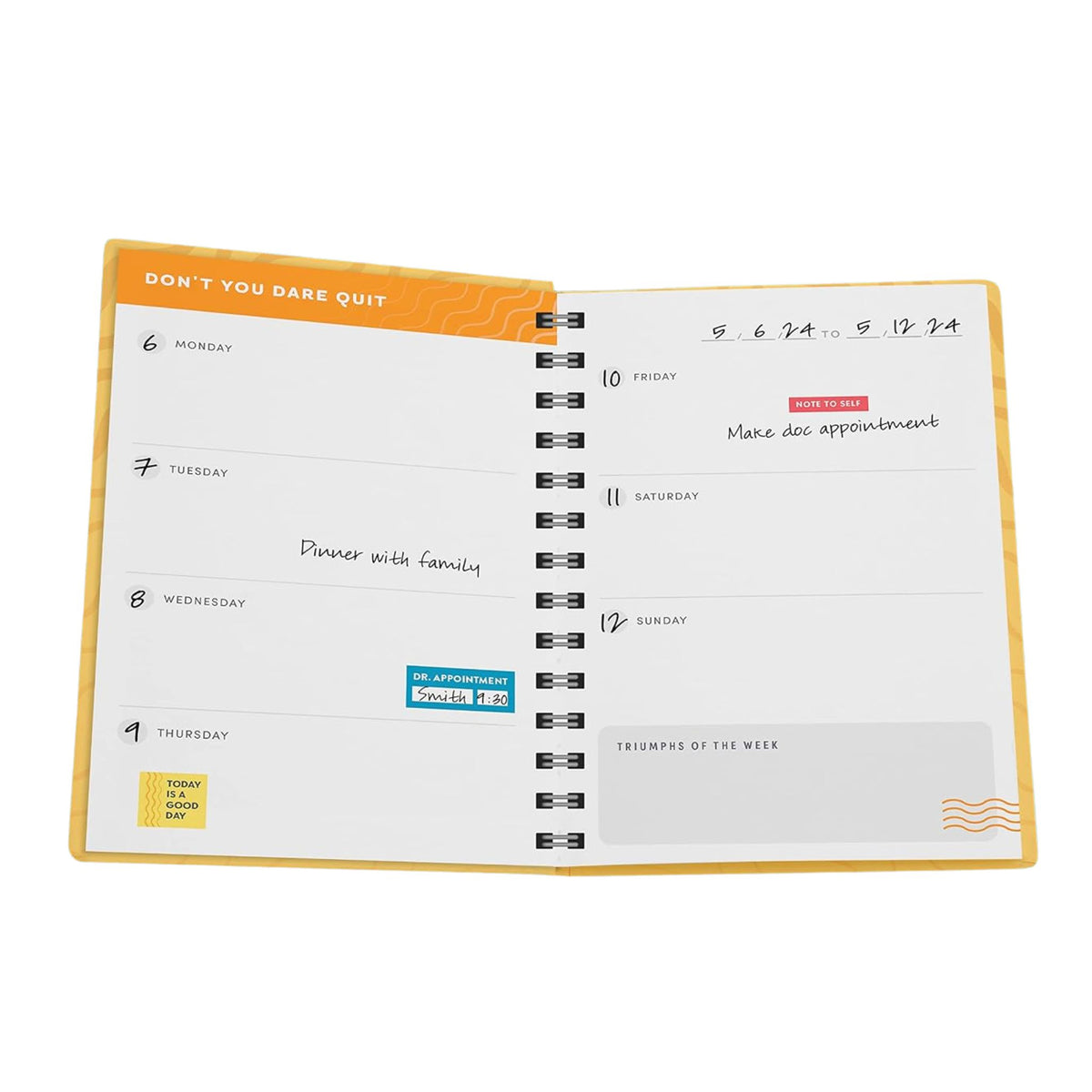 Cancer Undated Planner 52 Weeks