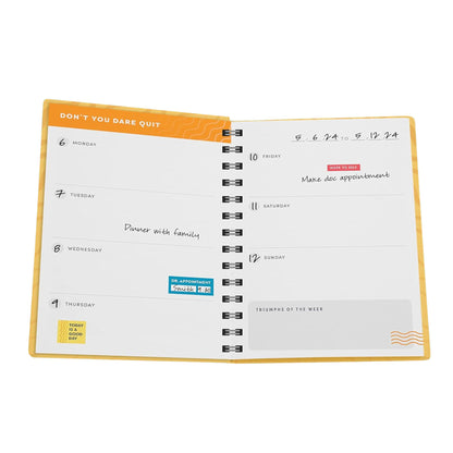 Cancer Undated Planner 52 Weeks
