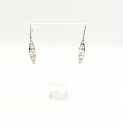 canoes silver earrings