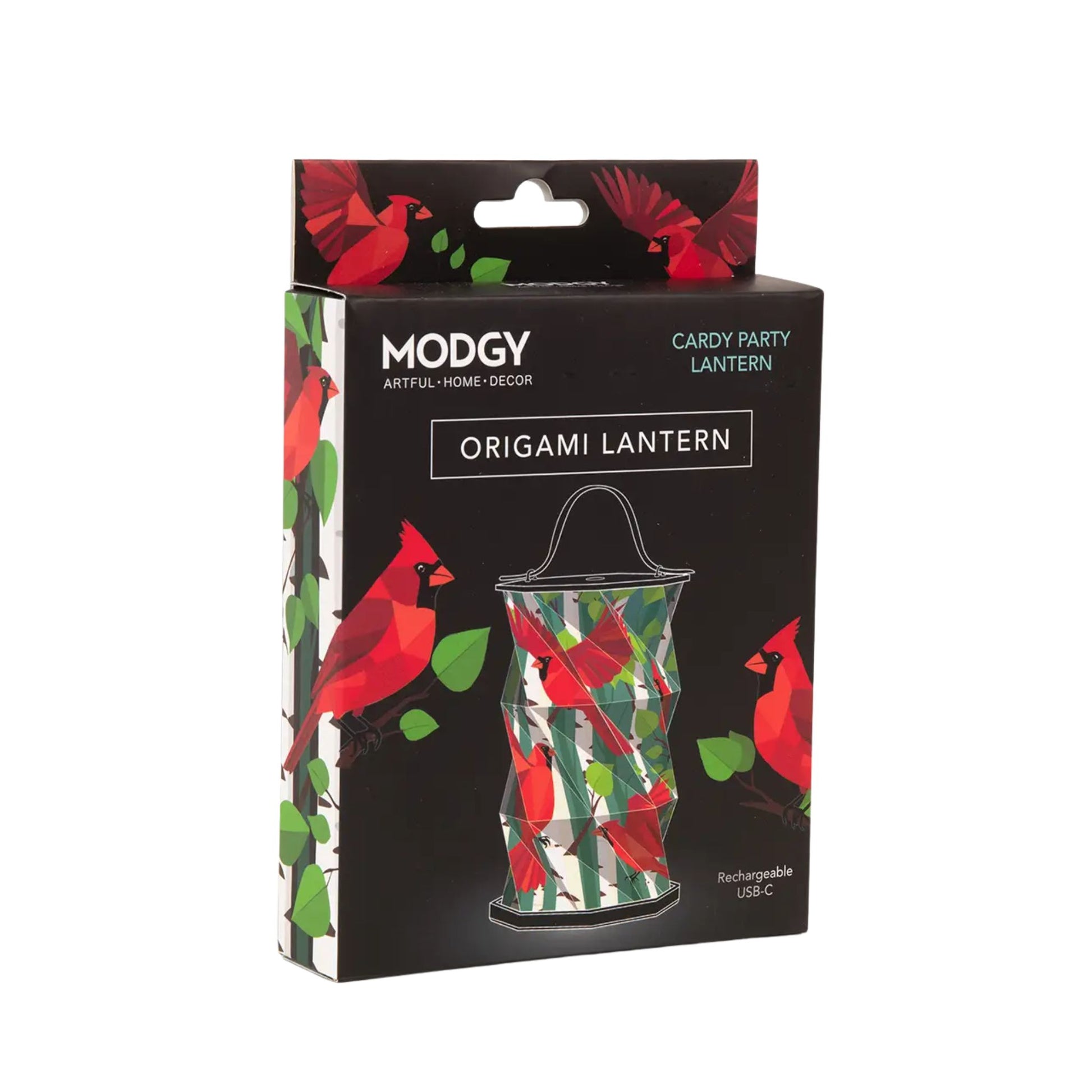 Cardy Party Cardinal Foldable Origami Lantern