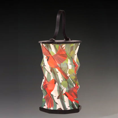 Cardinal Bird Origami Lantern Modgy