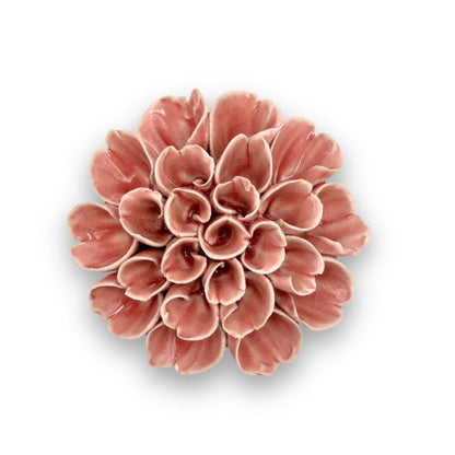 Champagne Pink Hydrangea Ceramic Bloom