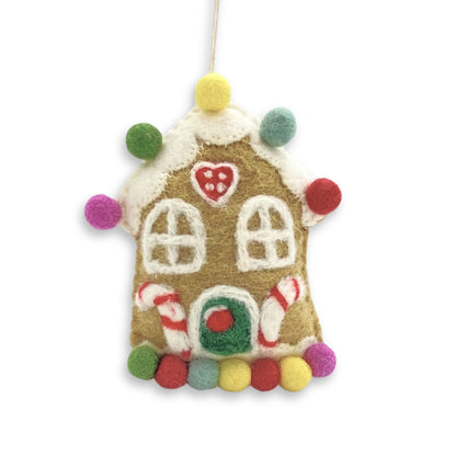 Christmas Sweetshop Holiday Ornament made from Nepal Wool