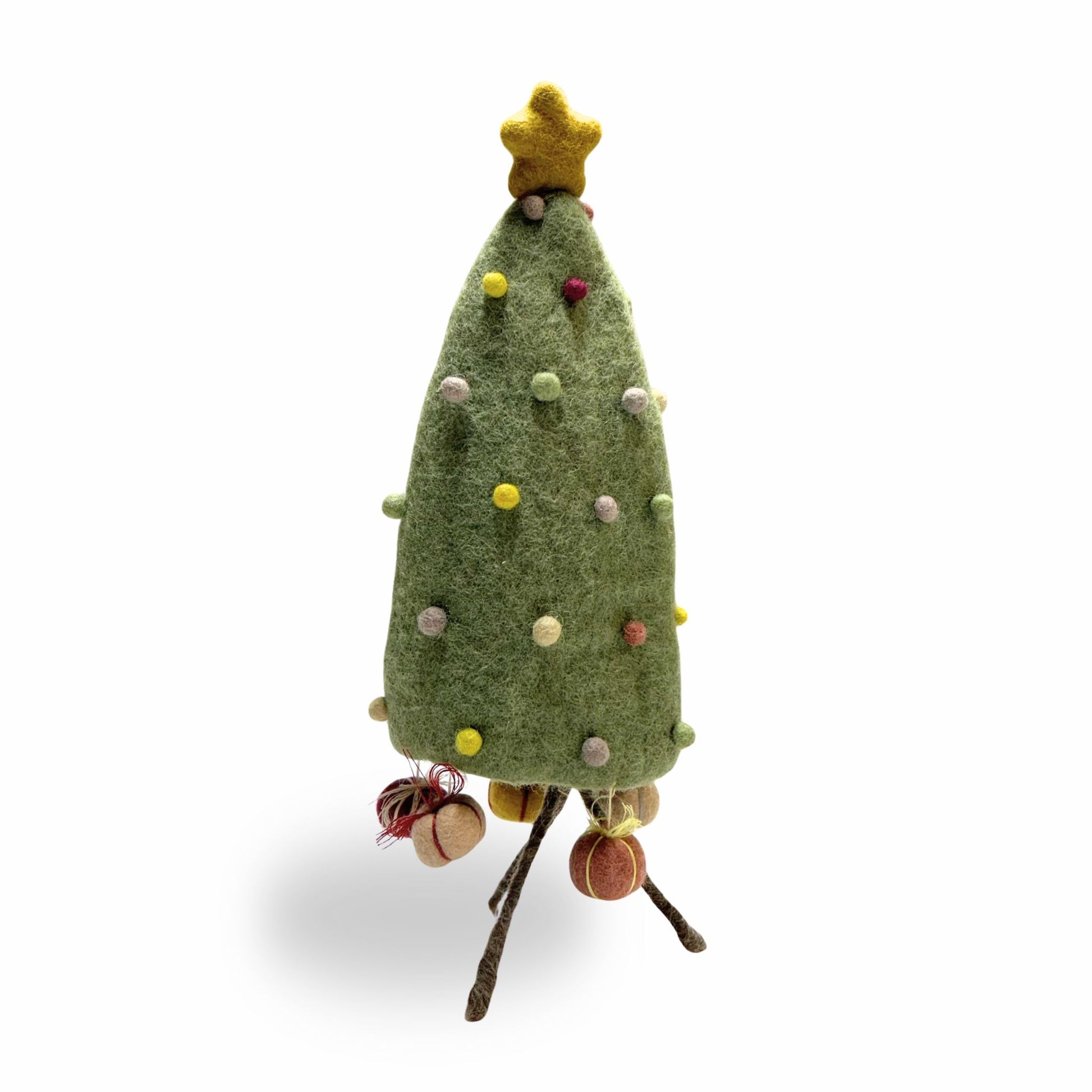 Christmas Tree with Presents Felted