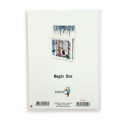 Christmas with Birds Popup Card