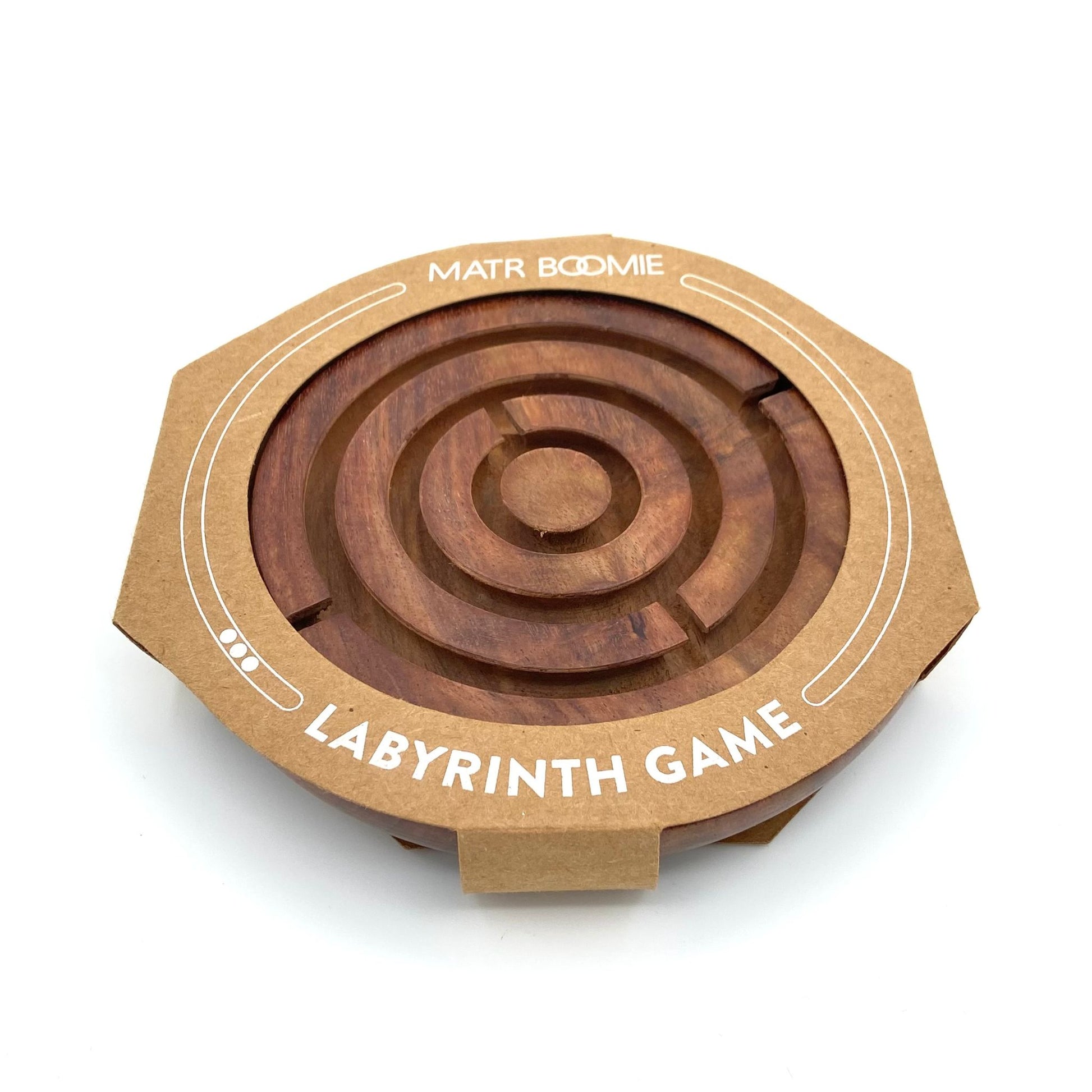 classic labyrinth wooden solo game