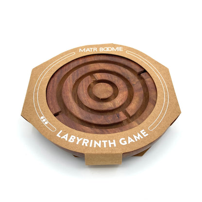 classic labyrinth wooden solo game