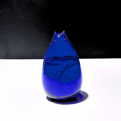 Cobalt Blue Love Cat Henrietta Glass Studio