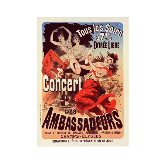 Concert Des Ambassadeurs 1899 5x7