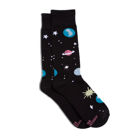 Conscious Step - Socks that support Space Galaxy Small
