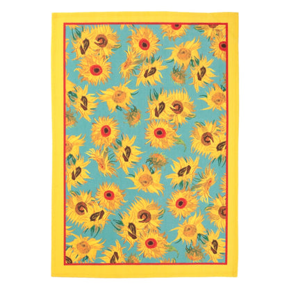 Cotton Tea Towel - Van Gogh Sunflowers