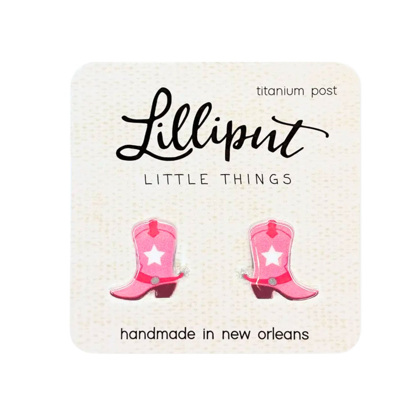Cowgirl Boot Earrings