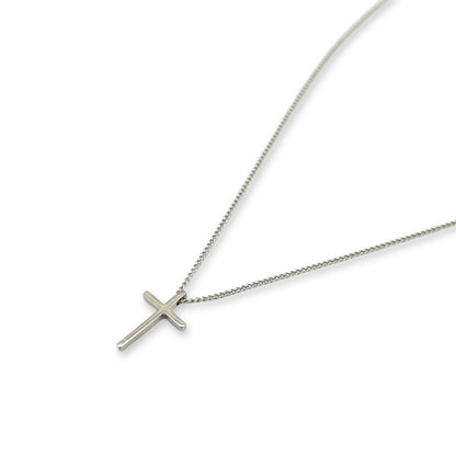 Cross Necklace Silver