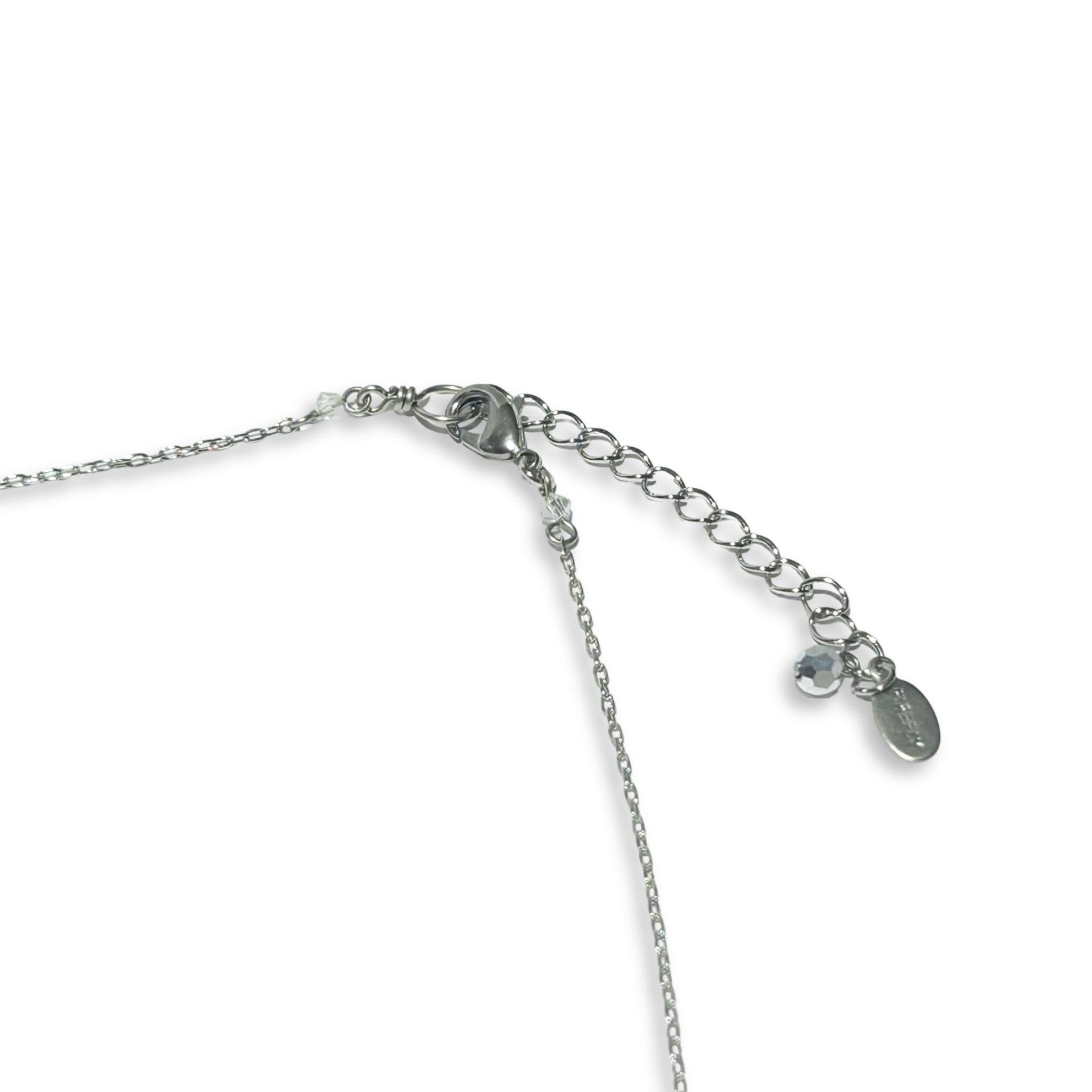 Cross Necklace with Austrian Crystals Firefly
