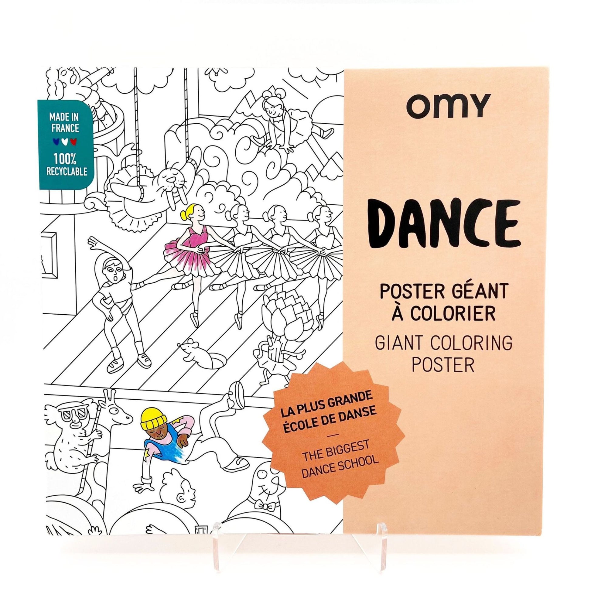 Dance Giant Coloring Poster