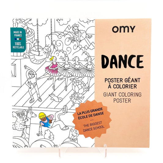 Dance Giant Coloring Poster