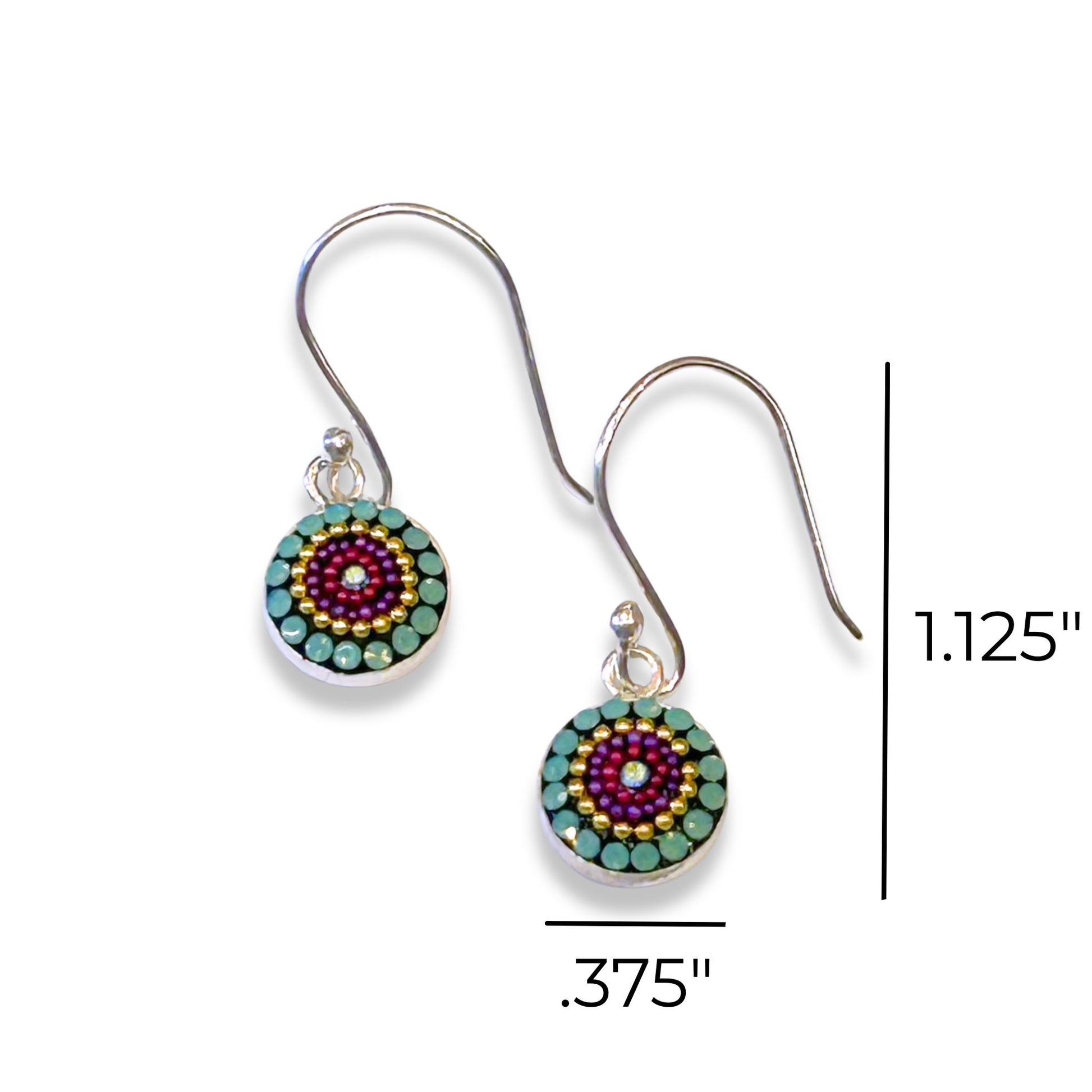 Dangle Dot Earrings Kaleidoscope 