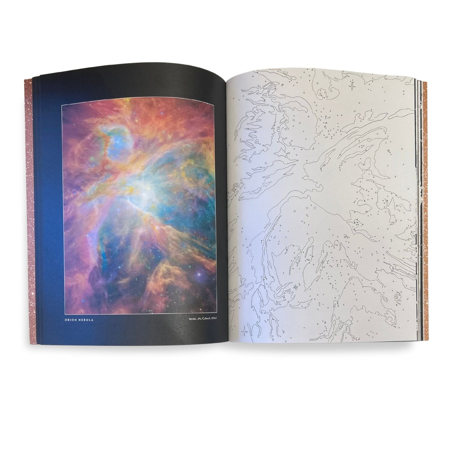 Earth Space Coloring and Shading Book