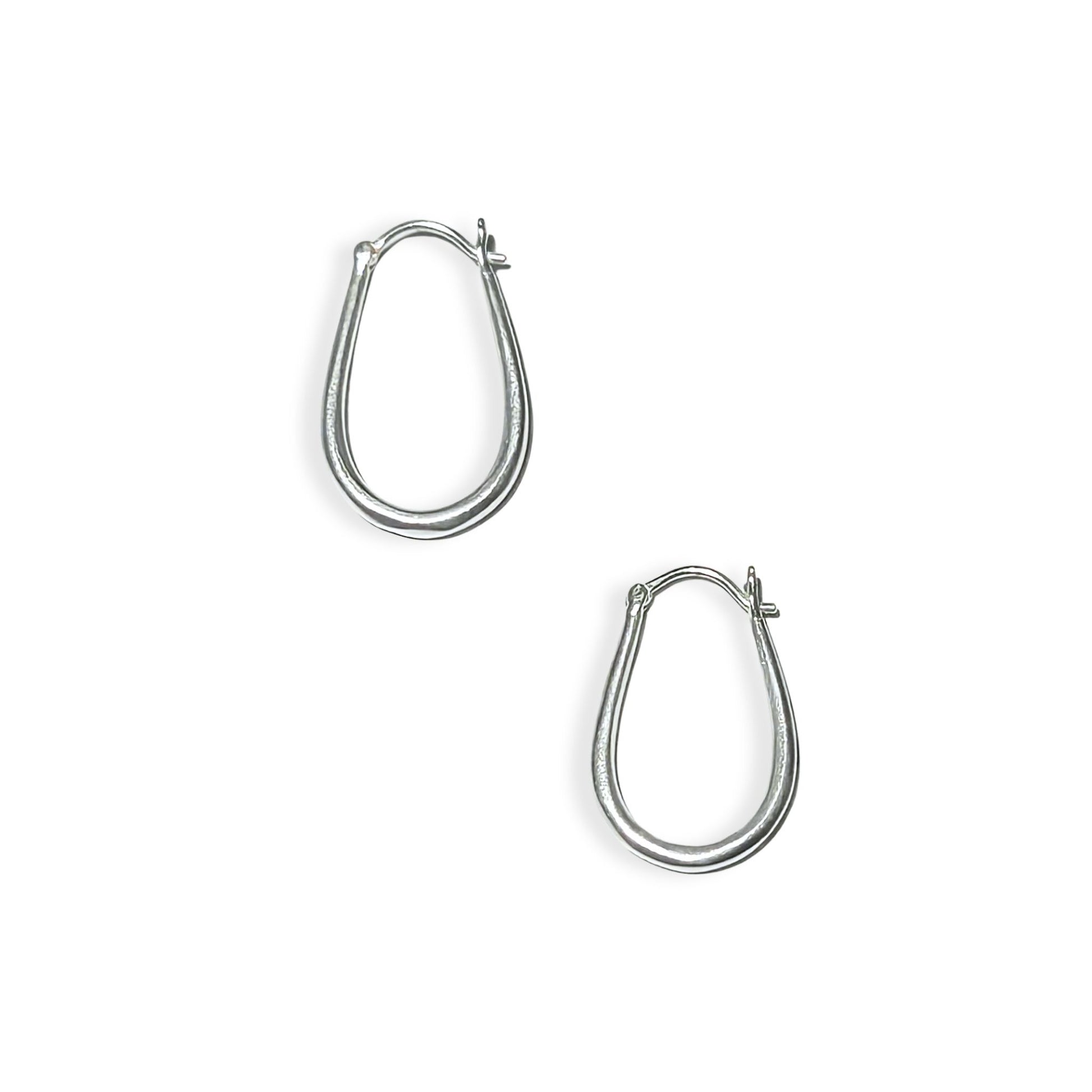 Ellipse Hoop Earrings