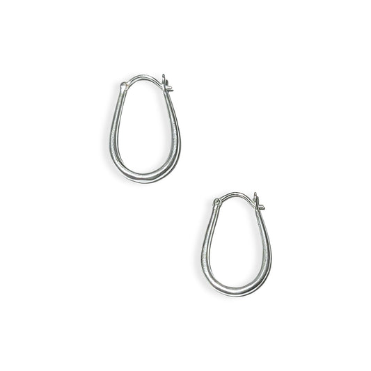 Ellipse Hoop Earrings