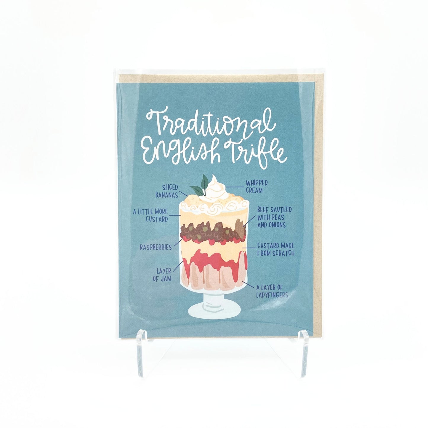 English Trifle Card