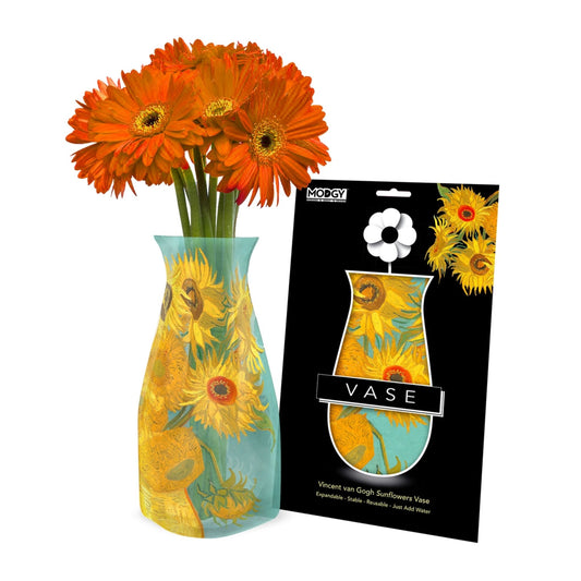 Expandable Vase - Vincent Van Gogh Sunflowers