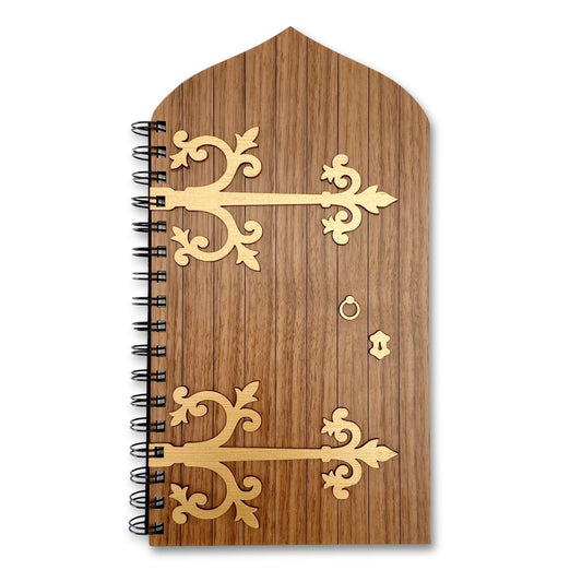 fairytale wood door journal