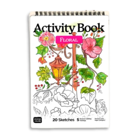 Floral Coloring Book