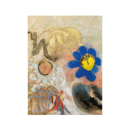 Flore Sous by Odilon Redon 5x7