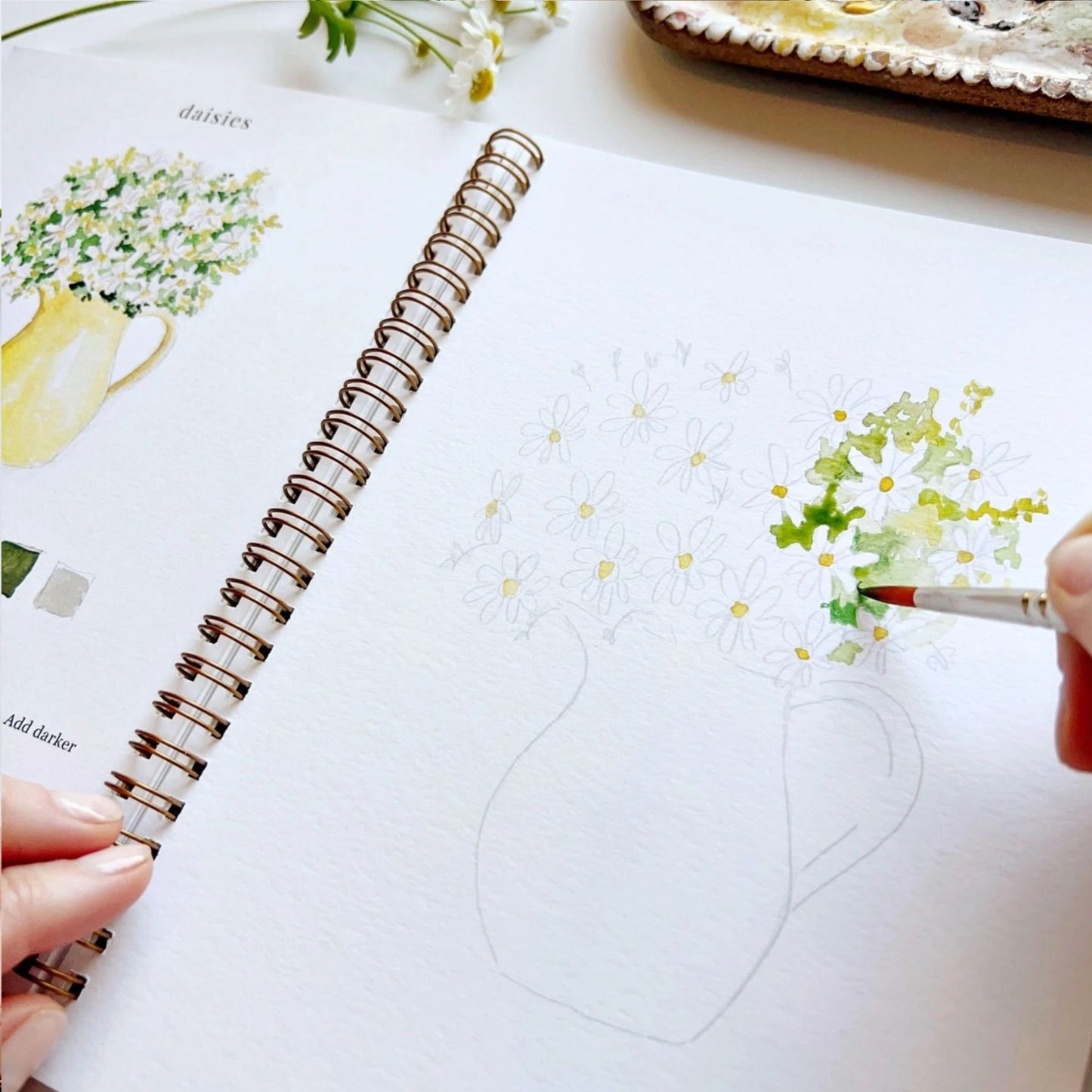 Flower Watercolor Workbook Emily Lex