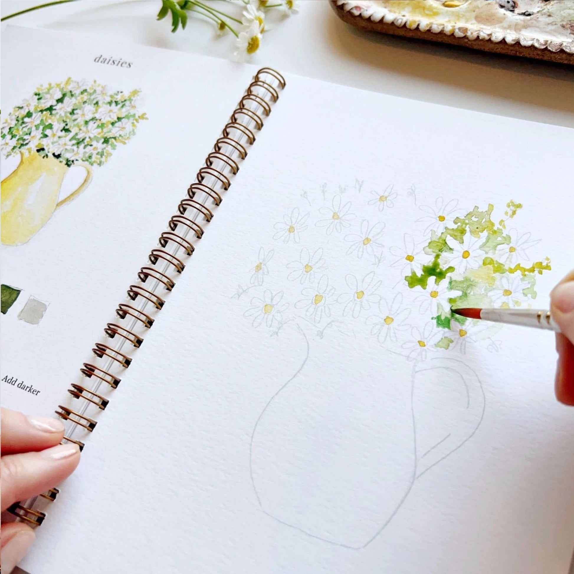 Flower Watercolor Workbook Emily Lex