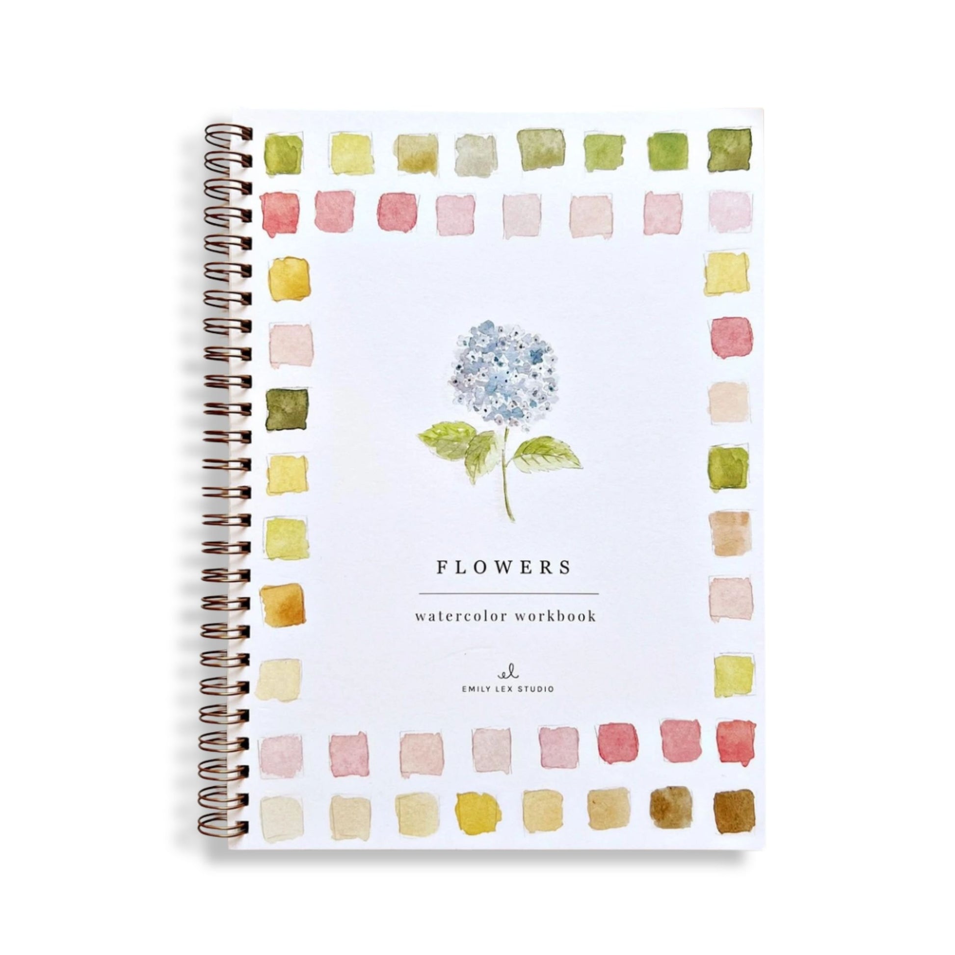 Flowers Watercolor Workbook