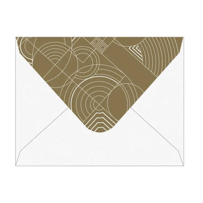 Frank Lloyd Wright Design Bright Geometric Notecards