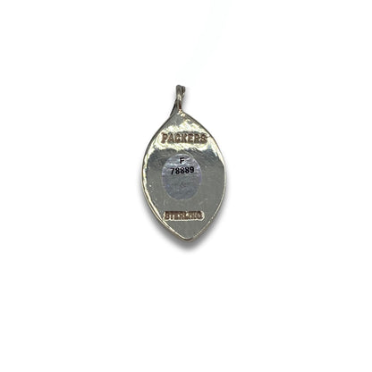 GB Packers Used Football Necklace Pendant