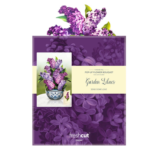 Garden Purple Lilacs Floral Arrangement