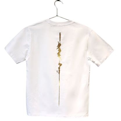 Genghis Khan Logo White T Shirt Back