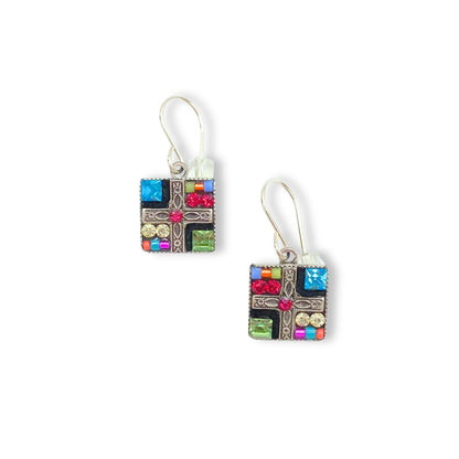 Geometric Multi Square Earrings