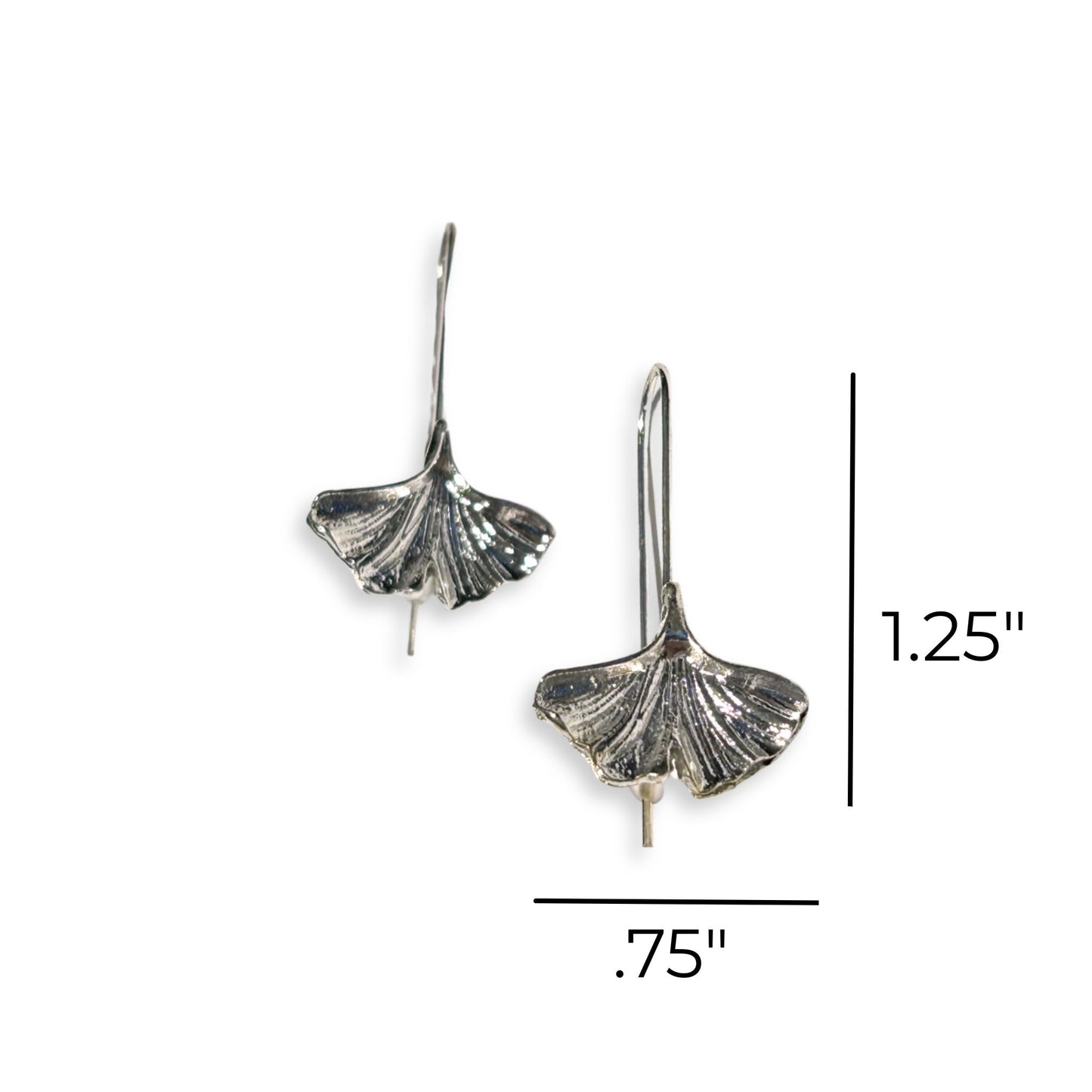Ginkgo Leaf Earrings