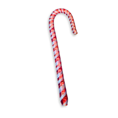 Glass Candy Cane - Red
