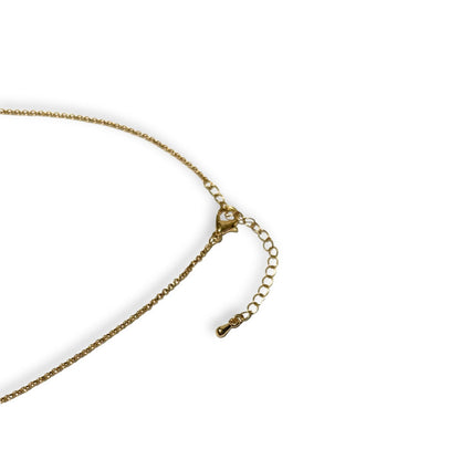 Gold Colored Adjustable Sunflower Necklace