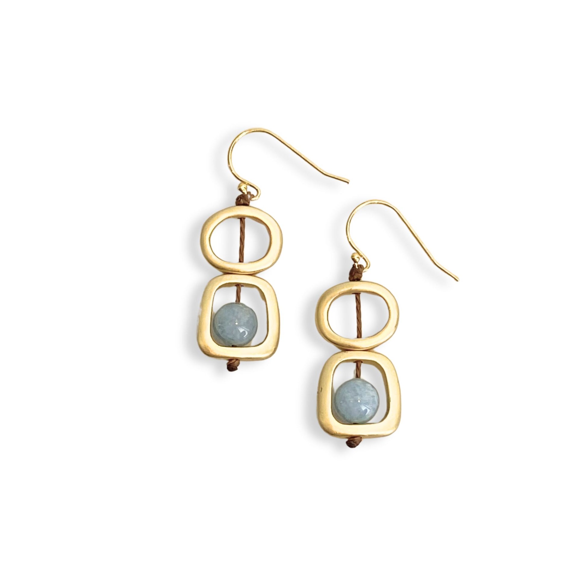 Gold Geo Earrings