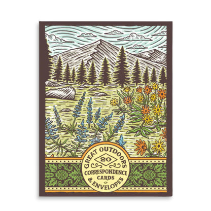 Great Outdoors Correspondence Cards- Chronicle Books