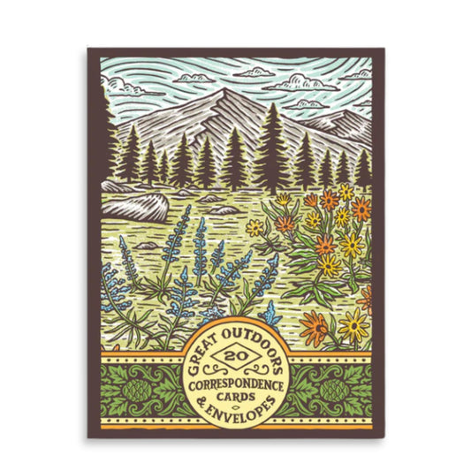 Great Outdoors Correspondence Cards- Chronicle Books