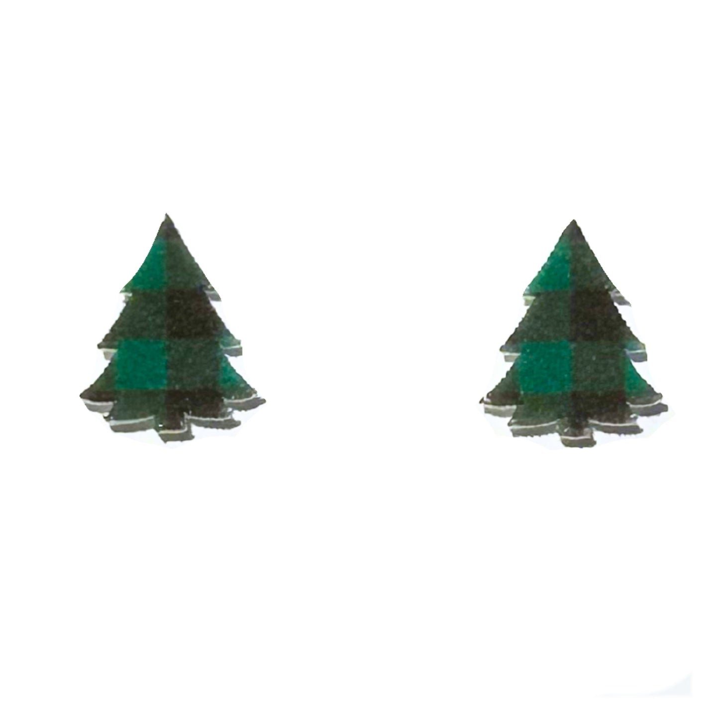 Green Plaid Christmas Tree