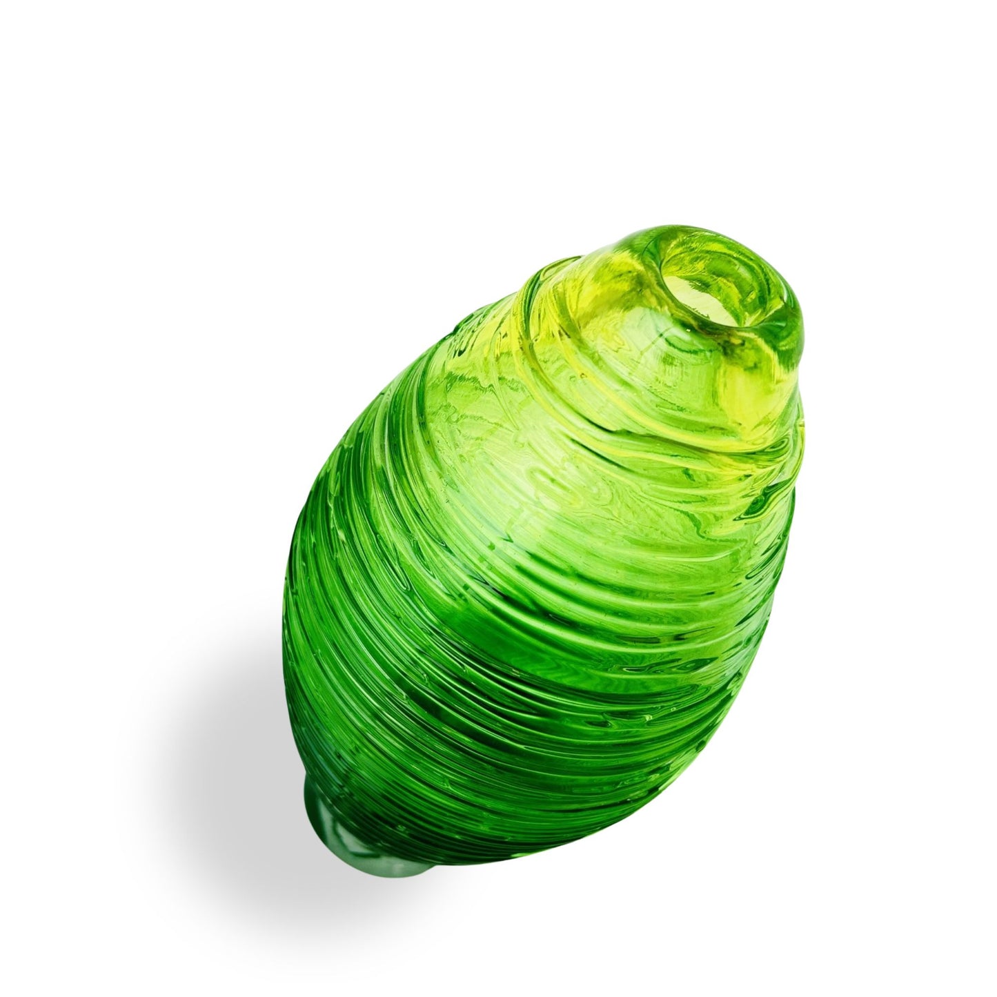 Green Shimmer Vase